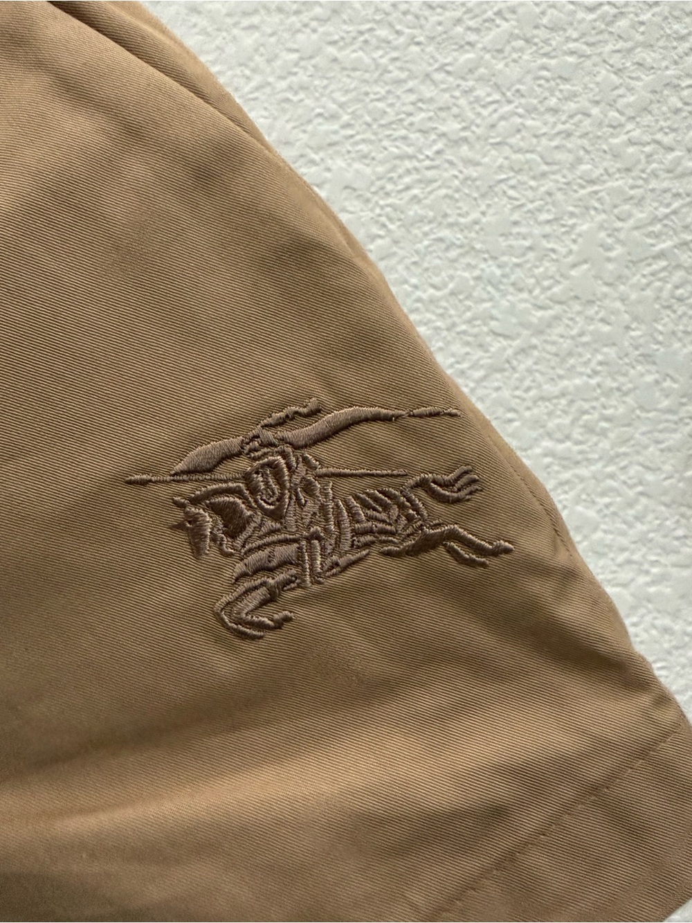 BURBERRY Boy's Romeo Embroidered Logo Khaki Tan Chino Boy’s Shorts Size 12M - Picture 4 of 15